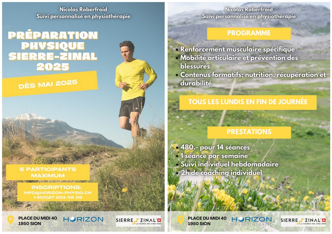 Préparation Sierre-Zinal 2025